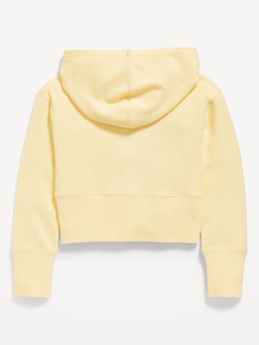 Image number 3 showing, CozePlush 2-Way-Zip Hoodie for Girls