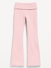 Image number 4 showing, CozePlush Foldover Flare Leggings for Girls