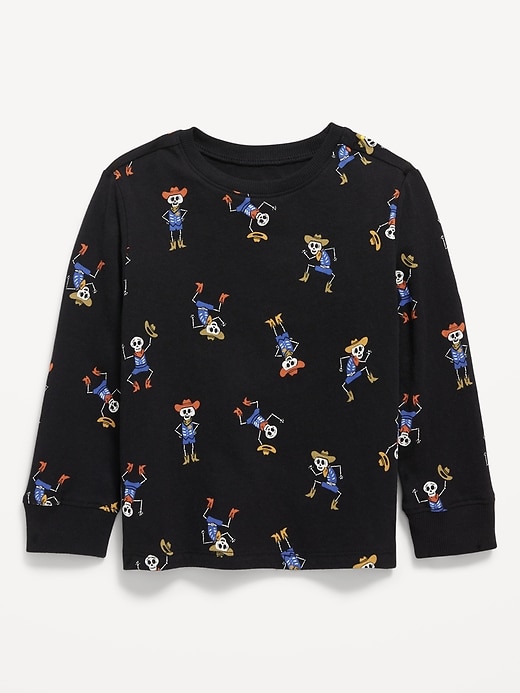 Image number 1 showing, Printed Long-Sleeve T-Shirt for Toddler Boys