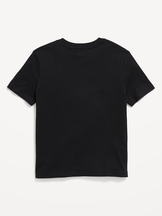 Image number 2 showing, Disney© Pumpkin Mickey Mouse Gender-Neutral Graphic T-Shirt for Kids
