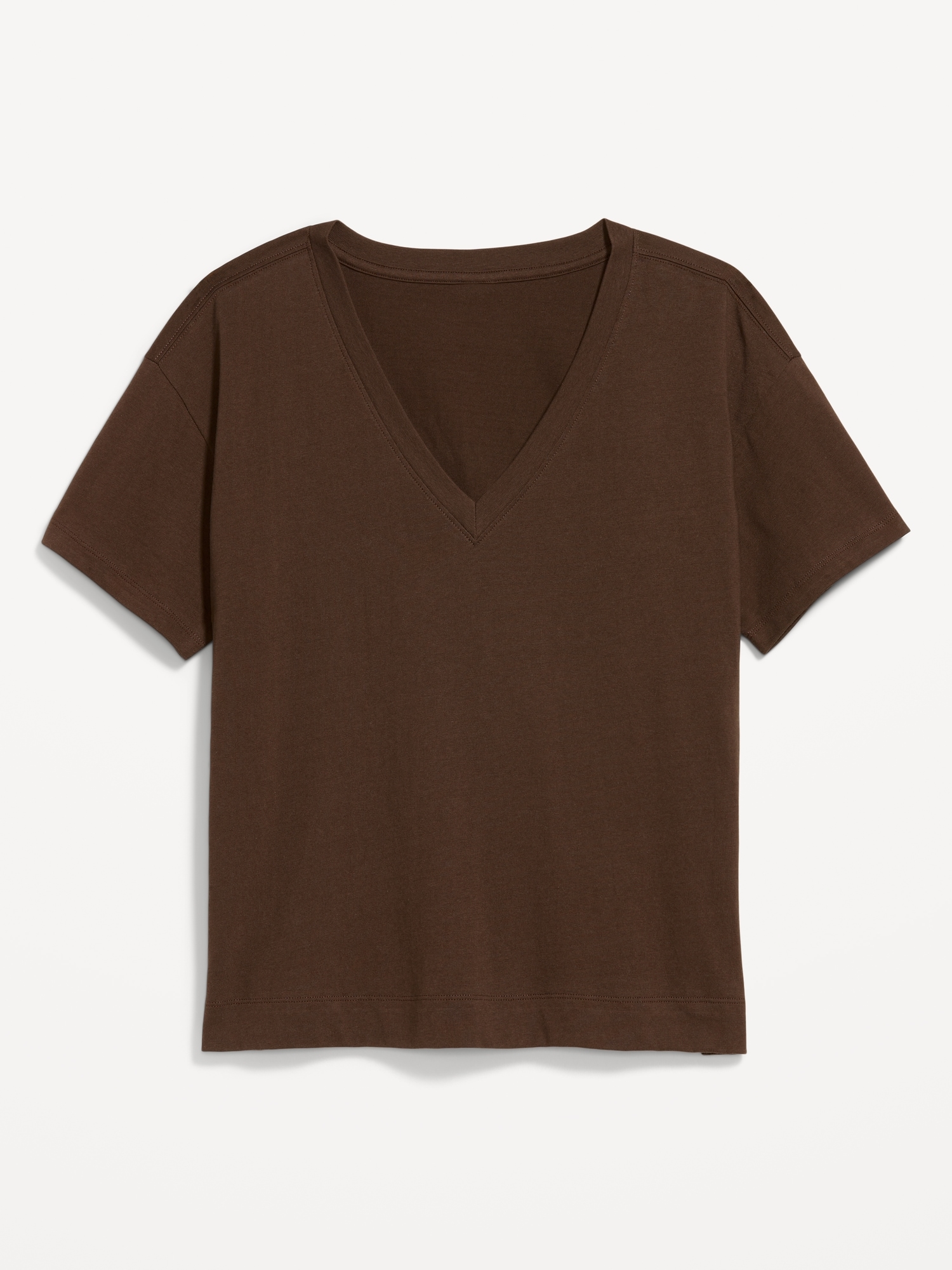 正規完売品　Salsation Wear V-Tshirt DARK BROWN Vintage V-Neck T-Shirt | Old Navy
