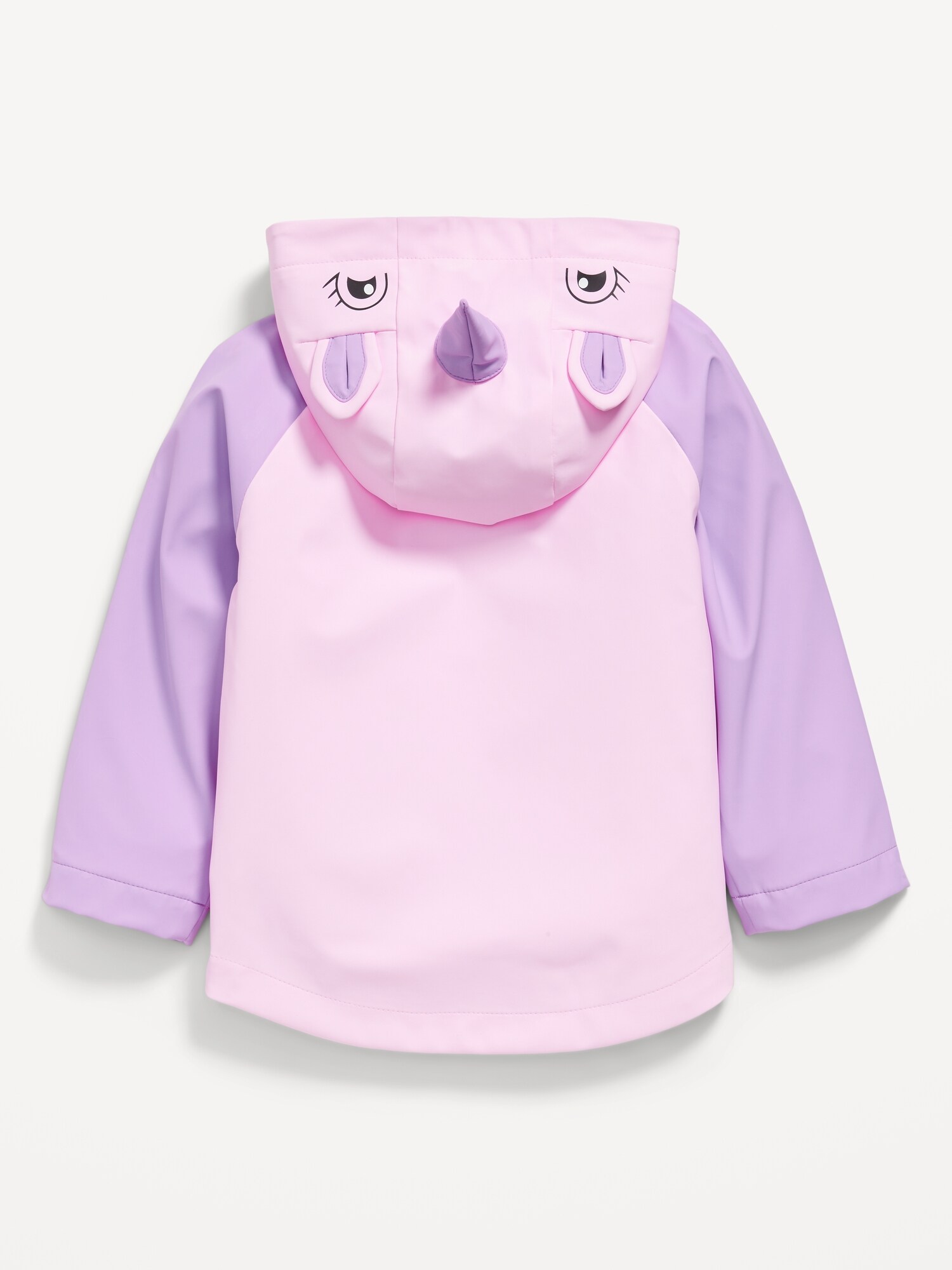 Куртка Old Navy Water-Resistant Critter Hooded Jacket для девочек-малышей, цвет: Unicorn — фото 3