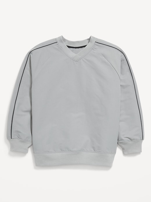 Image number 4 showing, Oversized V-Neck Performance Top for Boys