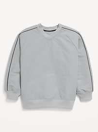 Image number 4 showing, Oversized V-Neck Performance Top for Boys