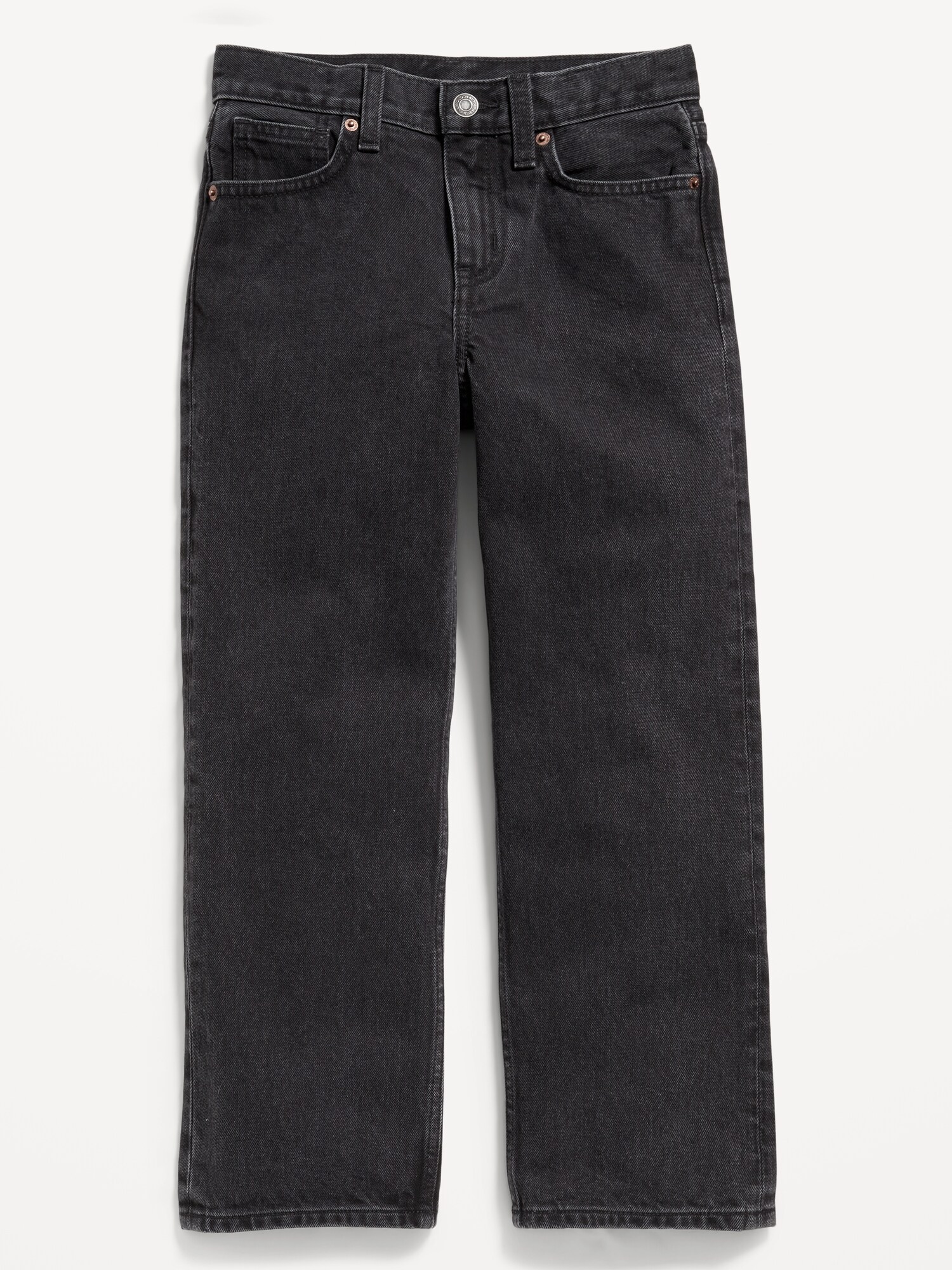 Джинсы Old Navy Baggy Non-Stretch Jeans для мальчиков, цвет: Чёрный варёный — фото 4