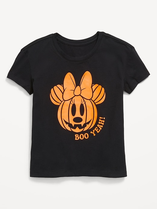 Image number 1 showing, Disney© Pumpkin Minnie Mouse Graphic T-Shirt for Girls