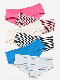 Image number 1 showing, Hipster Underwear 6-Pack for Girls