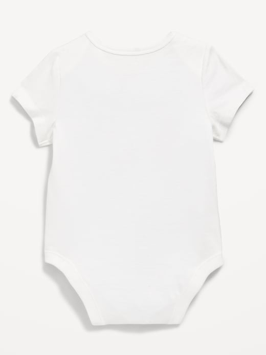 Image number 2 showing, Short-Sleeve Graphic Bodysuit for Baby