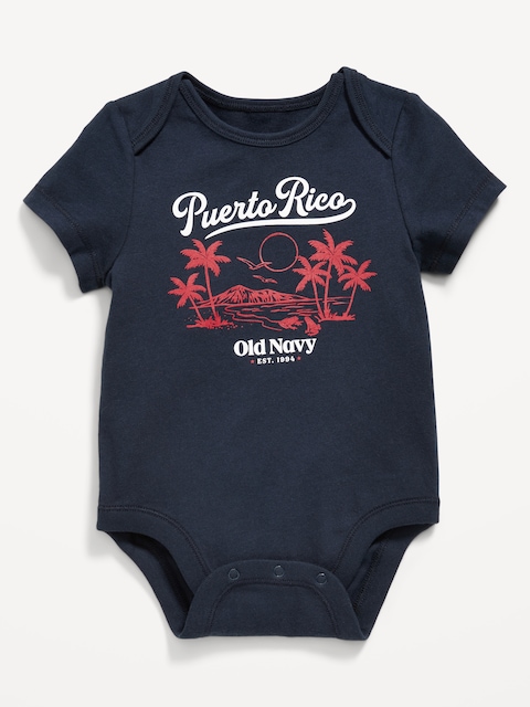 Short-Sleeve Graphic Bodysuit for Baby - In The Navy