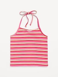 Image number 1 showing, Jersey Halter Top for Girls