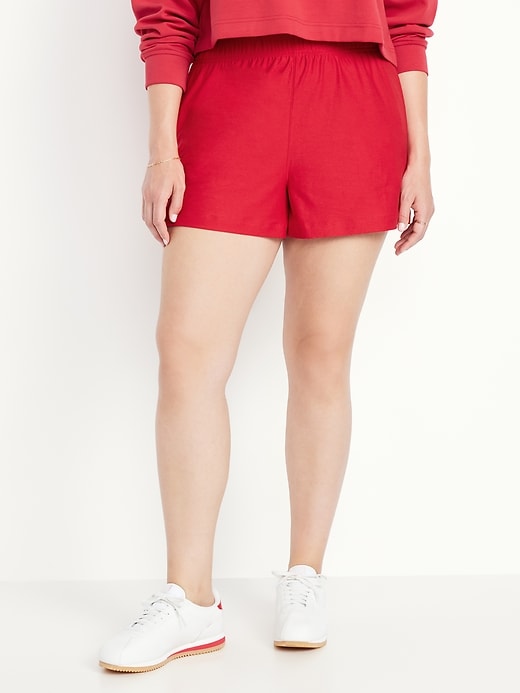 Image number 4 showing, High-Waisted CloudMotion Shorts -- 3-inch inseam
