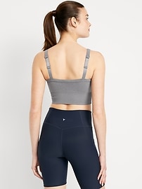 Image number 2 showing, Light Support Fluid Seamless Longline Sports Bra
