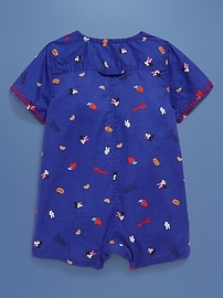 Image number 2 showing, Old Navy x Disney© Poplin One-Piece Romper for Baby