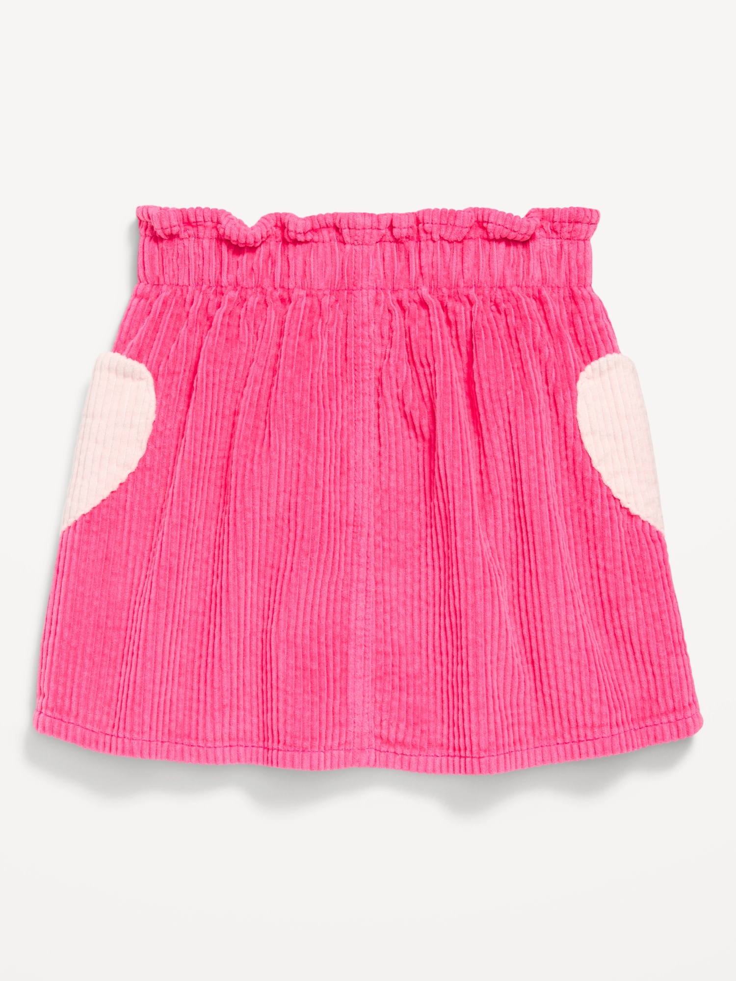 Corduroy Heart-Pocket Skirt for Toddler Girls