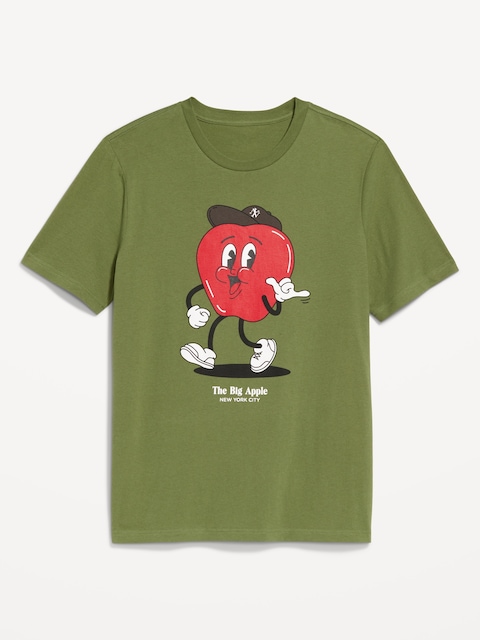 Crew-Neck Graphic T-Shirt - Forest Fern