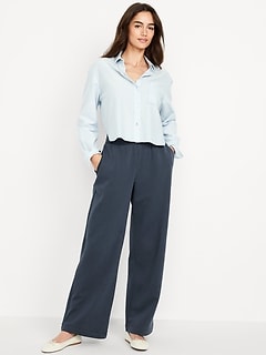 High-Waisted SoComfy Wide-Leg Sweatpants