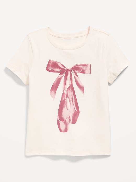 Image number 1 showing, Short-Sleeve Graphic T-Shirt for Girls