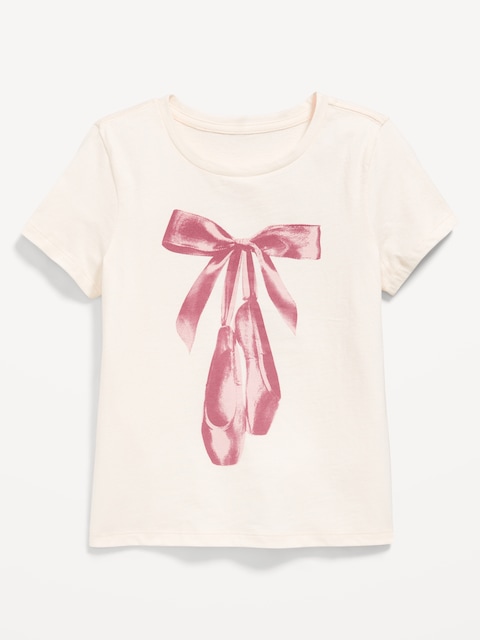 Short-Sleeve Graphic T-Shirt for Girls - Creme De La Creme