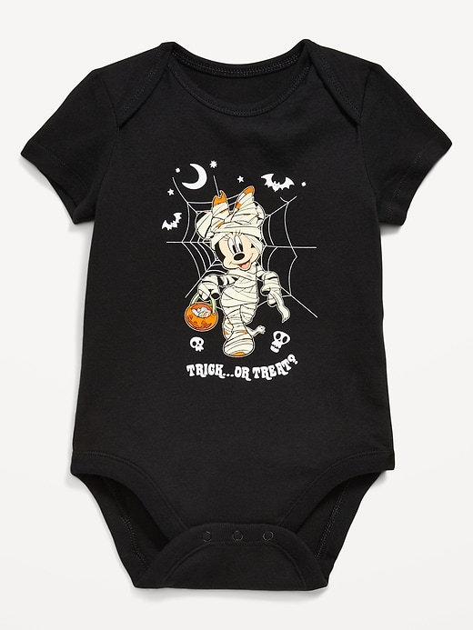 Image number 1 showing, Disney© Short-Sleeve Unisex Graphic Bodysuit for Baby