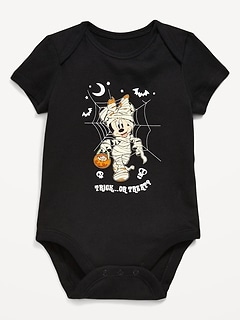 Disney© Short-Sleeve Unisex Graphic Bodysuit for Baby