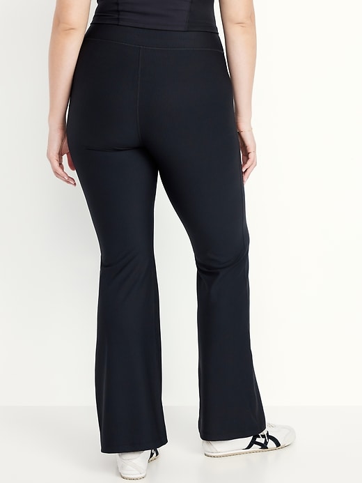 Image number 7 showing, Extra High-Waisted PowerSoft Rib Flare Leggings