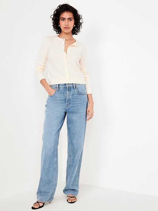 Image number 3 showing, SoSoft Cropped Cardigan Sweater