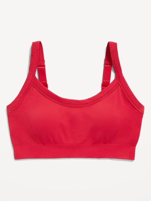 Image number 2 showing, Light Support Fluid Seamless Ribbed Sports Bra