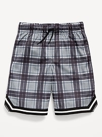 Image number 3 showing, Knee Length Mesh Basketball Shorts for Boys