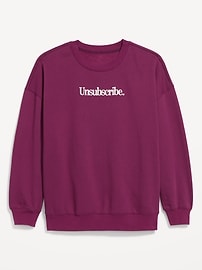 Image number 4 showing, SoComfy Oversized Graphic Sweatshirt