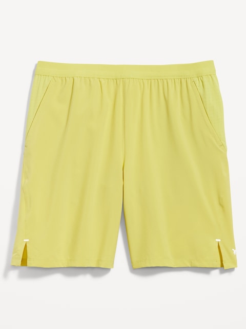 Performance Vent Run Shorts -- 5-inch inseam - Peridot