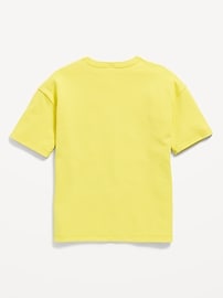 Image number 3 showing, Oversized Short-Sleeve Textured T-Shirt for Boys