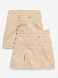 Image number 1 showing, School Uniform Pleated Skort 2-Pack for Girls