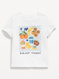 Image number 1 showing, Short-Sleeve Graphic T-Shirt for Girls