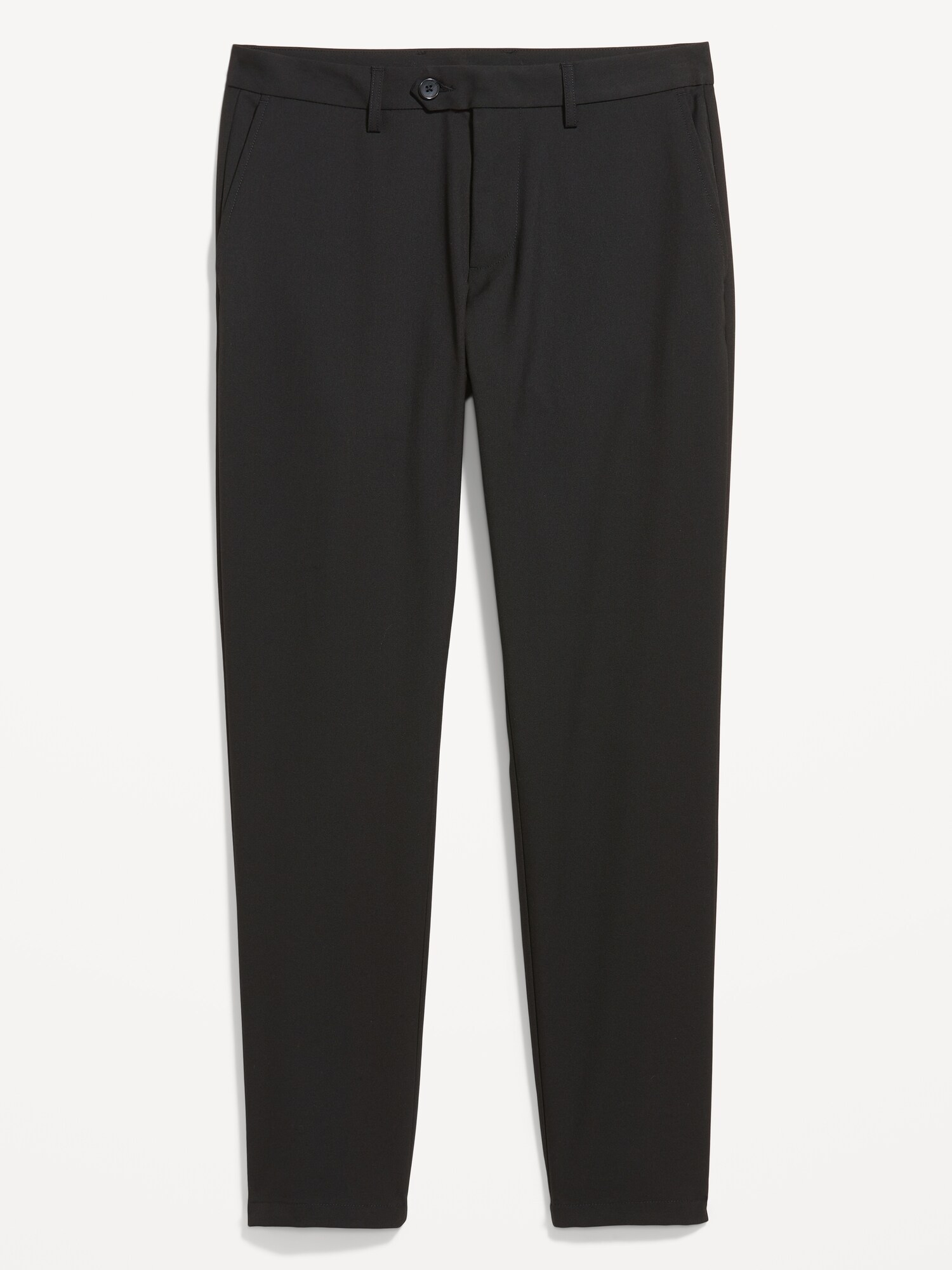 Мужские брюки Old Navy Athletic-Fit Twill Dress Pants, цвет: Чёрный — фото 4