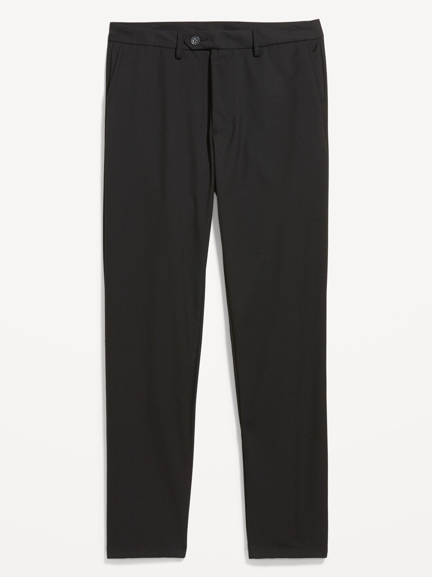 Мужские брюки Old Navy 90's Straight-Fit Twill Dress Pants, цвет: Чёрный — фото 4