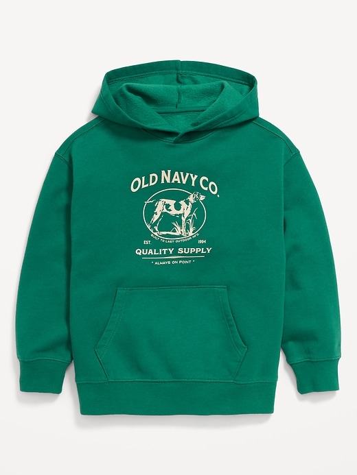 Image number 2 showing, Favorite Fleece Oversized Logo-Graphic Pullover Hoodie for Boys
