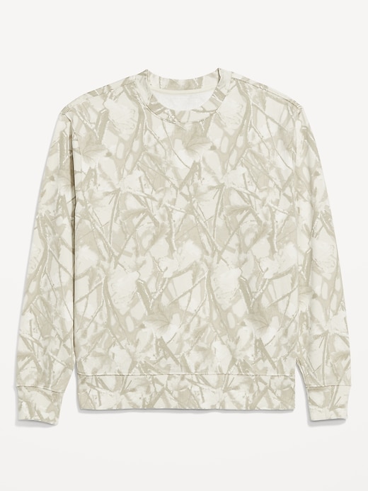 Image number 4 showing, Loose Printed Rotation Crew-Neck Sweatshirt