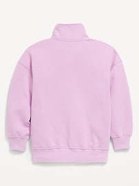 Image number 4 showing, Oversized Snap-Button Sweatshirt for Girls