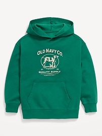 Image number 2 showing, Favorite Fleece Oversized Logo-Graphic Pullover Hoodie for Boys