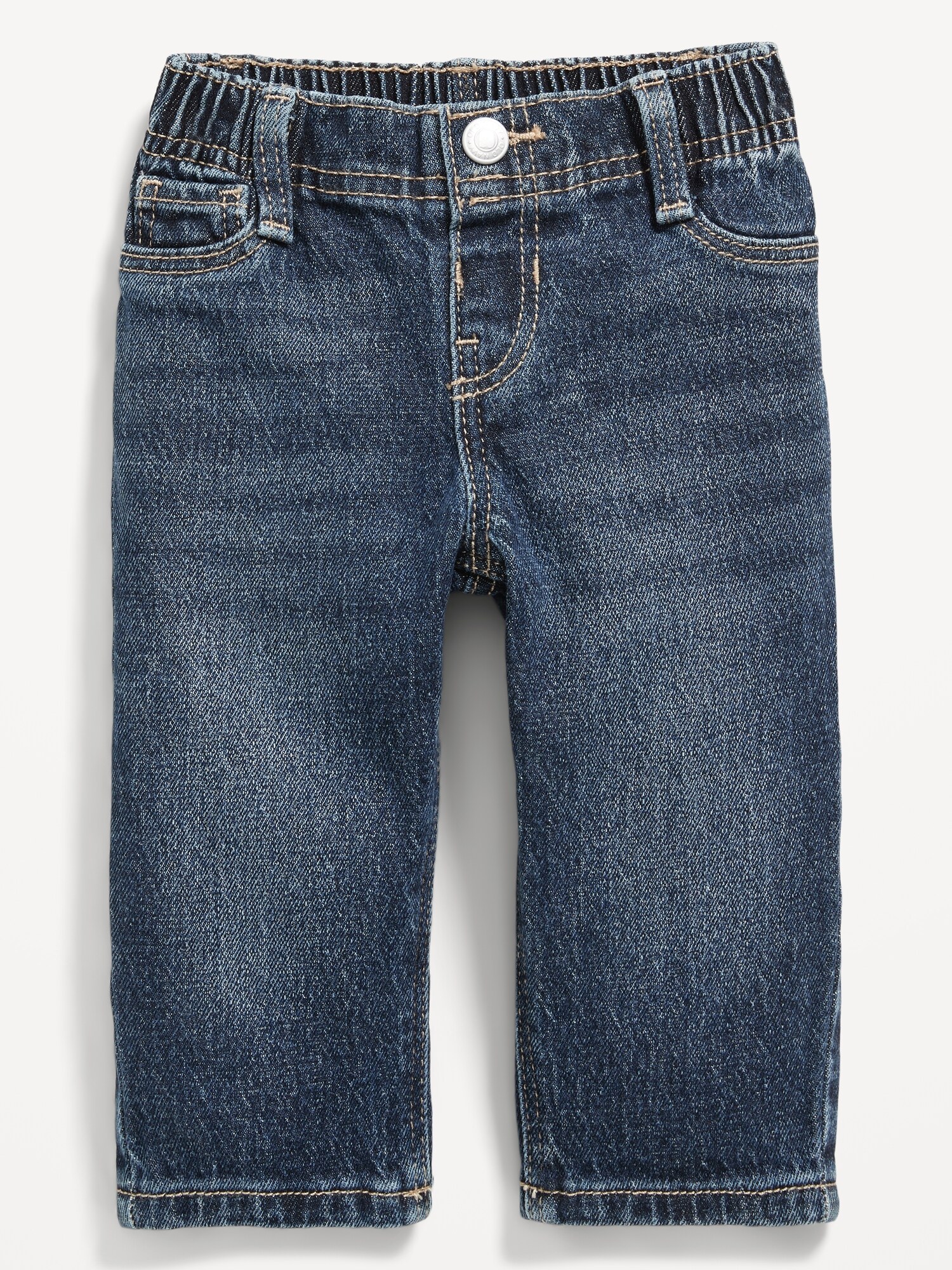 Джинсы Old Navy Loose Jeans для малышей, цвет: Тёмная варка