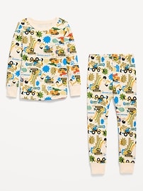 Image number 2 showing, Printed Snug-Fit Pajama Set for Toddler & Baby