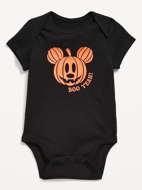 Disney© Pumpkin Unisex Graphic Bodysuit for Baby - Pumpkin Mickey (Match The Fam)
