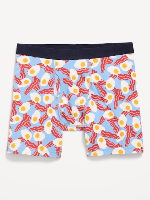 Soft-Washed Boxer Briefs -- 6.25-inch inseam - Bacon
