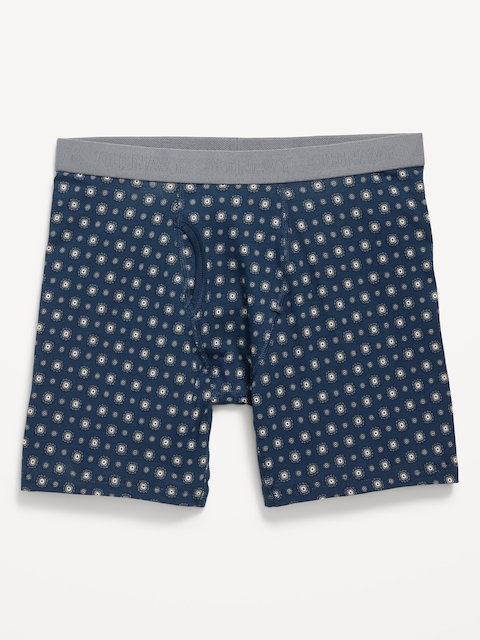 Soft-Washed Boxer Briefs -- 6.25-inch inseam - Tile Blue