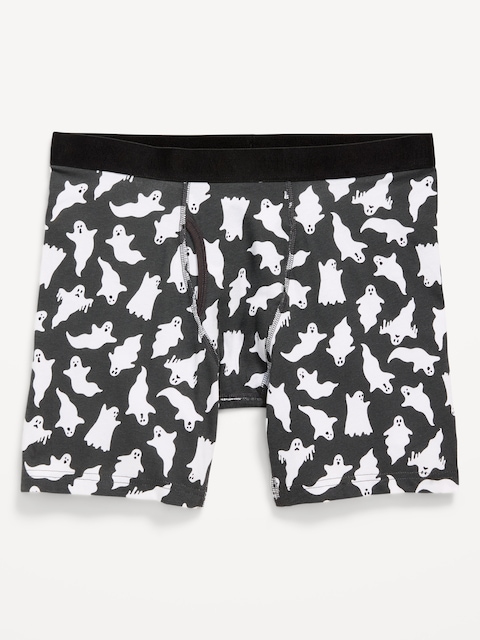 Soft-Washed Boxer Briefs -- 6.25-inch inseam - Ghost