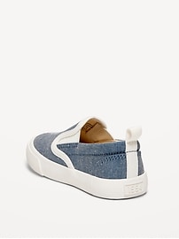 Image number 3 showing, Canvas Slip-On Sneakers for Toddler Girls