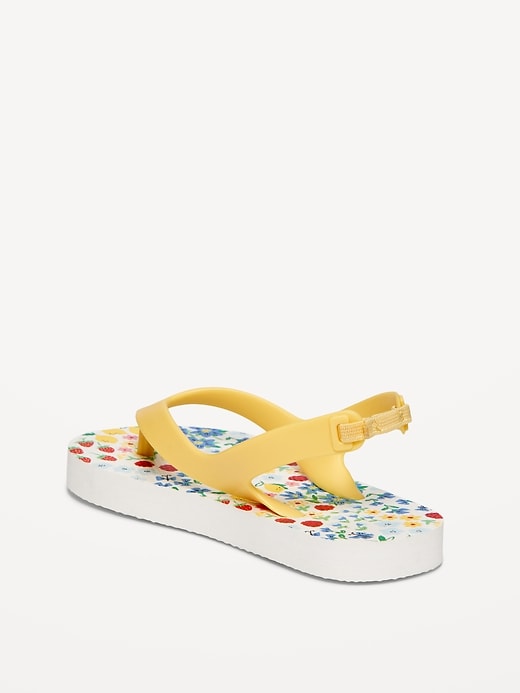 Image number 3 showing, Flip-Flop Sandals for Toddler Girls (Partially Plant-Based)