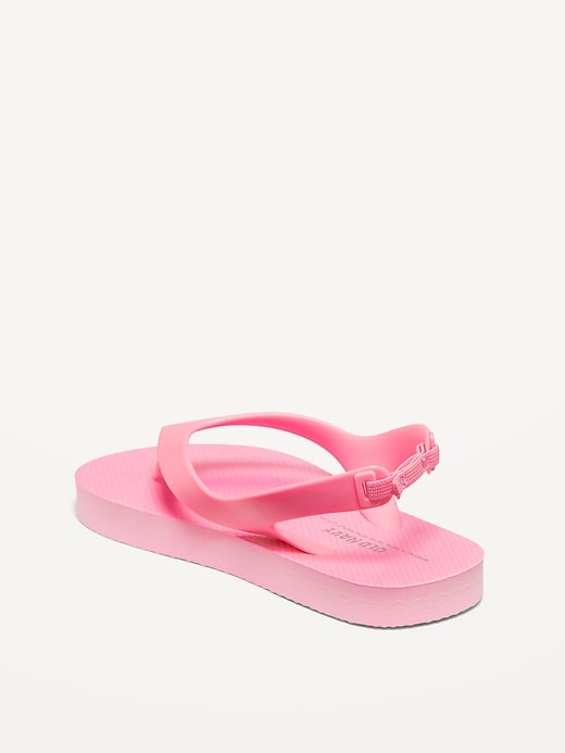 Image number 3 showing, Flip-Flop Sandals for Toddler Girls (Partially Plant-Based)
