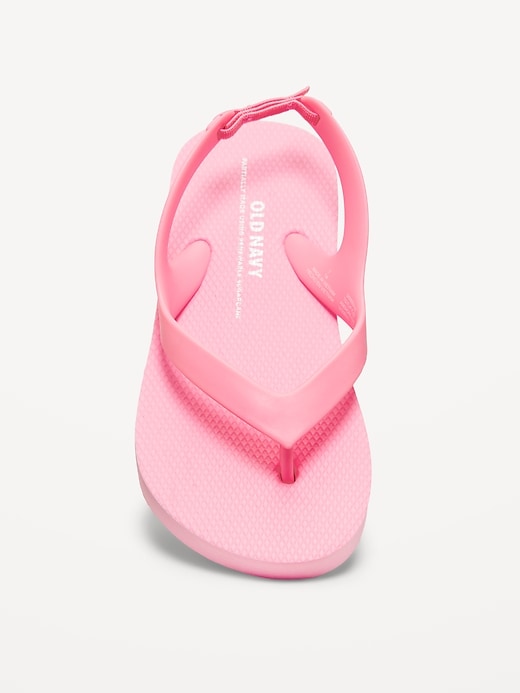 Image number 2 showing, Flip-Flop Sandals for Toddler Girls (Partially Plant-Based)