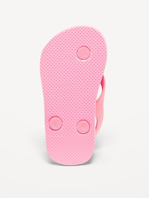 Image number 4 showing, Flip-Flop Sandals for Toddler Girls (Partially Plant-Based)